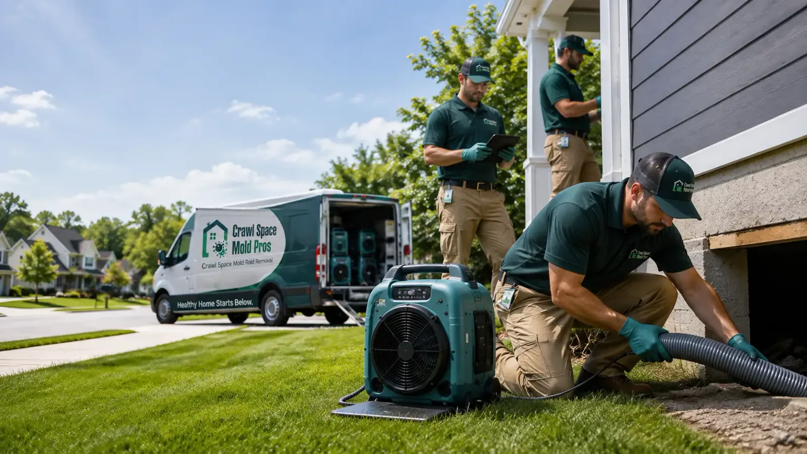 Crawl Space Mold Removal in Brawley, CA